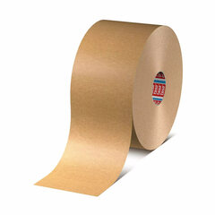 2x TESA Papierklebeband tesapack 4713 mit Naturkautschukkleber 150mm x 500m braun