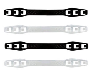 Preview: 16x Maskenhalter Maskenbandverlängerung 3-stufig verstellbar weiß schwarz 