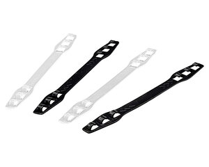 16x Maskenhalter Maskenbandverlängerung 3-stufig verstellbar weiß schwarz 