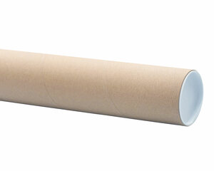 Preview: 100x Versandrohre Versandhülsen rund 63 x  610mm braun inkl. Deckel Format A2 A1