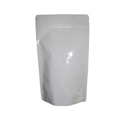 500x Standbodenbeutel PET weiß glänzend 130x225x70mm 500ml