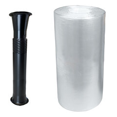 Preview: 1x WINSTAR Plus Coreless Stretchfolie 430mmx600m Kerndurchmesser 50mm transparent