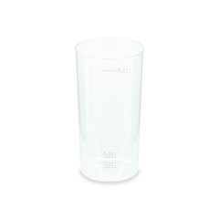 Mehrwegbecher Longdrink transparent PP Eichstriche 2 cl 4cl 0,2 l 