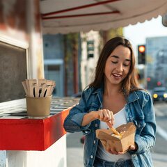 Preview: BIO-Nature Holz Kaffeelöffel Messer Gabel Löffel Holzbesteck umweltfreundlich Auswahl
