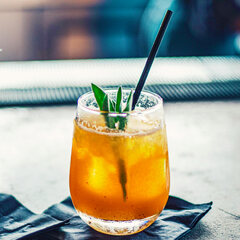 Preview: 1000x Trinkhalme aus Bio-Komposit schwarz 210 mm Ø 6 mm