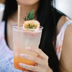 Preview: 1000x Trinkhalme aus BIO-Komposit JUMBO kraft braun 21 cm Ø 8 mm