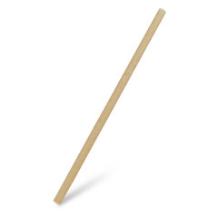 1000x Trinkhalme aus BIO-Komposit JUMBO braun 25 cm Ø 8 mm