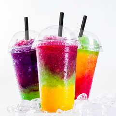 Preview: 1000x Papiertrinkhalme JUMBO schwarz 15 cm Ø8 mm