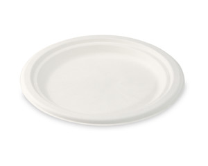 1000x Bio Desserteller Kuchenteller Salatteller rund aus Zuckerrohr Ø 17.5 cm