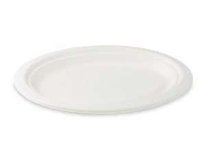 Bio Servierteller Fleischteller oval aus Zuckerrohr Bagasse 26 x 20 cm 