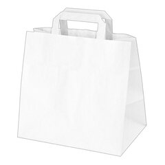 GASTRO Papiertragetaschen 33 x 32 x 21 cm mit EAN-Code weiß 