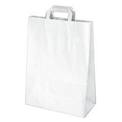 GASTRO Papiertragetaschen 39 x 32 x 16 cm mit EAN-Code weiß 
