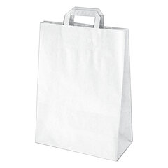 GASTRO Papiertragetaschen 39 x 32 x 16 cm mit EAN-Code weiss 