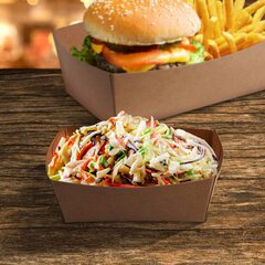 Preview: BIONATURE Snackschalen Fettbarriere Pommes Calamari 250-1000ml 4 Größen Auswahl