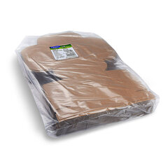 Preview: 100x BIONATURE Burgerboxen kraft braun Fettbarriere Recycling 12x12x10cm