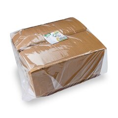 Preview: 100x BIONATURE Hamburgerboxen kraft braun Fettbarriere 13,5x13,5x10cm