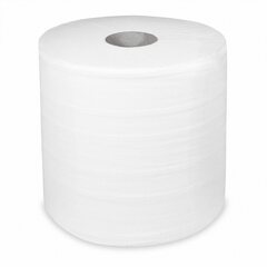 2x Industrie-Putztuchrolle glatt Tissue 2-lagig Ø 26 x 38cm x 304m weiß