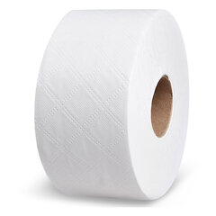 120 Rollen Toilettenpapier mit Perforation Tissue 2-lagig Ø18cm 100m Klopapier weiß