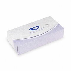 100x Kosmetiktücher 100% Zellstoff 2-lagig in Spenderbox weiß