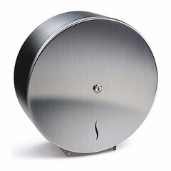 1x Spender aus Edelstahl für Jumbo-Toilettenpapier Ø 27,5 cm