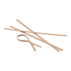 100x Clipbandverschlüsse Beutelverschlüsse aus Öko-Papier 120mm