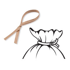 Preview: 100x Clipbandverschlüsse Beutelverschlüsse aus Öko-Papier 120mm