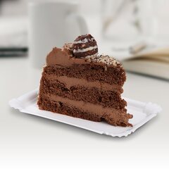 Preview: BIONATURE Pappteller aus Frischfaser 11 x 16 cm fettdicht weiß 