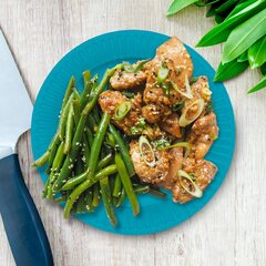 Preview: 10x BIONATURE Pappteller Partyteller FSC Mix rund Ø23cm fettdicht blau