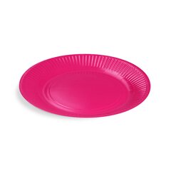 10x BIONATURE Pappteller Partyteller FSC Mix rund Ø23cm fettdicht fuchsia