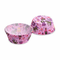 160x Muffinkapseln Gebäckkapseln Prinzessin pink Ø 50 x 30 mm