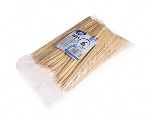 Preview: 250x Fingerfood-Spieße aus Bambus FLAGGE NATUR 200mm stabil und splitterfrei