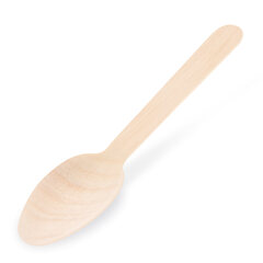 100x Holzlöffel Löffel aus Holz 16 cm XL Breite 4,5 cm umweltfreundlich