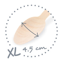 Preview: 100x Holzlöffel Löffel aus Holz 16 cm XL Breite 4,5 cm umweltfreundlich