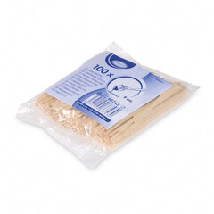 Preview: 100x Fingerfood-Spieße aus Bambus GABEL 90 mm stabil und splitterfrei