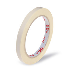 1x Klebeband Markierungsband Beutelverschluss PVC 66m x 9mm  transparent