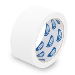 12x 1-PACK Packband Klebeband Markierungsband PP 48 mm x 66 m weiß