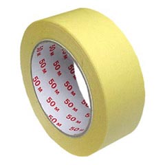 6x Kreppband Kreppklebeband Abdeckband CLASSIC gelb 38mm x 50m