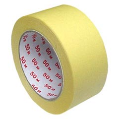 96x Kreppband Kreppklebeband Abdeckband CLASSIC gelb 50mm x 50m