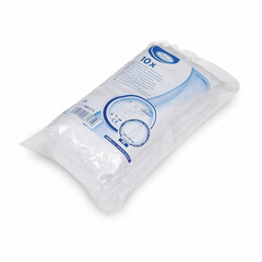 Preview: 100x Besucherkittel Regenmantel mit Kapuze