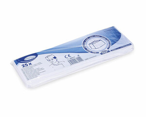 Preview: 25x Papierschiffchen weiß