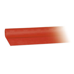 1 Rolle Damasttischdecke Tischtuch aus Papier 1,20m x  8m rot