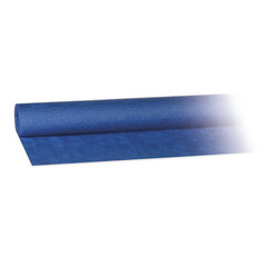 1 Rolle Damasttischdecke Tischtuch aus Papier 1,20m x  8m blau