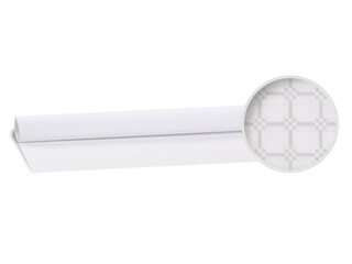 1 Rolle Damasttischdecke Tischtuch aus Papier 1,20m x 8m neues Design weiß