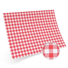 1000x Tischset Platzset aus Kraftpapier 40 x 30 cm Karo rot