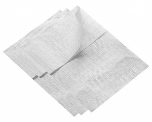 2000x Cocktailservietten Spenderservietten 17x17cm weiß auf 12,8x8,5 gefalzt