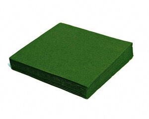 1000x Servietten 33 x 33 cm 1/4-Falz 3-lagig dunkelgrün