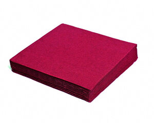 1000x Servietten 33 x 33 cm 1/4-Falz 3-lagig bordeaux