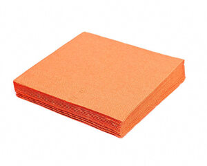 1000x Servietten 33 x 33 cm 1/4-Falz 3-lagig orange