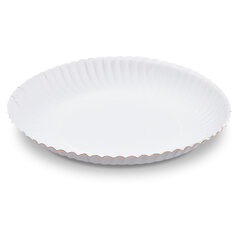 1000x BIONATURE Pappteller aus Frischfaser rund tief Ø34cm fettdicht weiß
