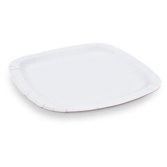 2000x BIONATURE Pappteller aus Frischfaser quadratisch 24 x 24 cm fettdicht